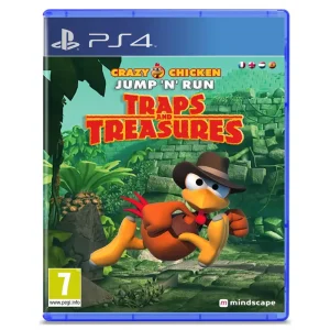 خرید بازی Crazy Chicken Jump n Run Traps and Treasures برای PS4