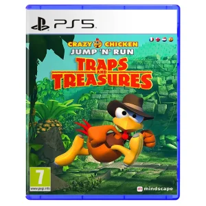 خرید بازی Crazy Chicken Jump n Run Traps and Treasures برای PS5