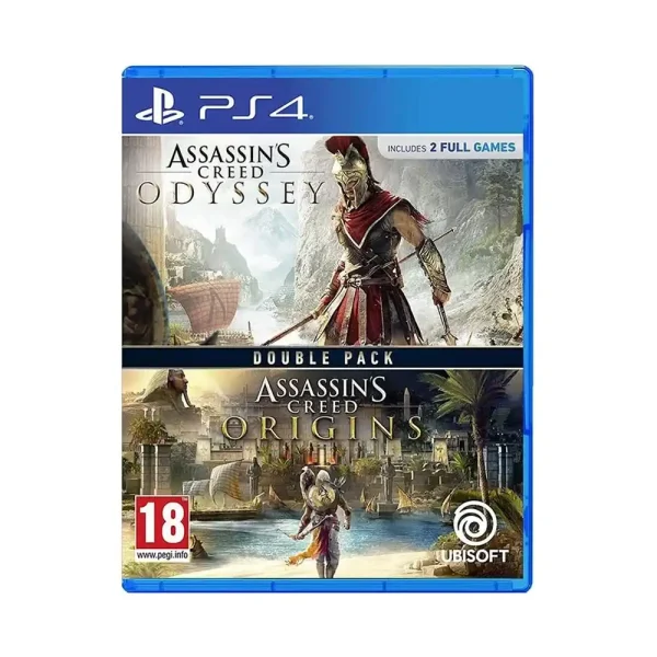 خرید بازی Assassins creed Double Pack Odyssey + Origins برای PS4